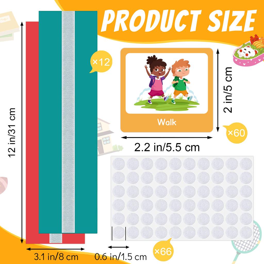Children's Visual Time Chart Non Verbal Communication Visual Assistance Schedule Planning Daily Card Early Educational Toys