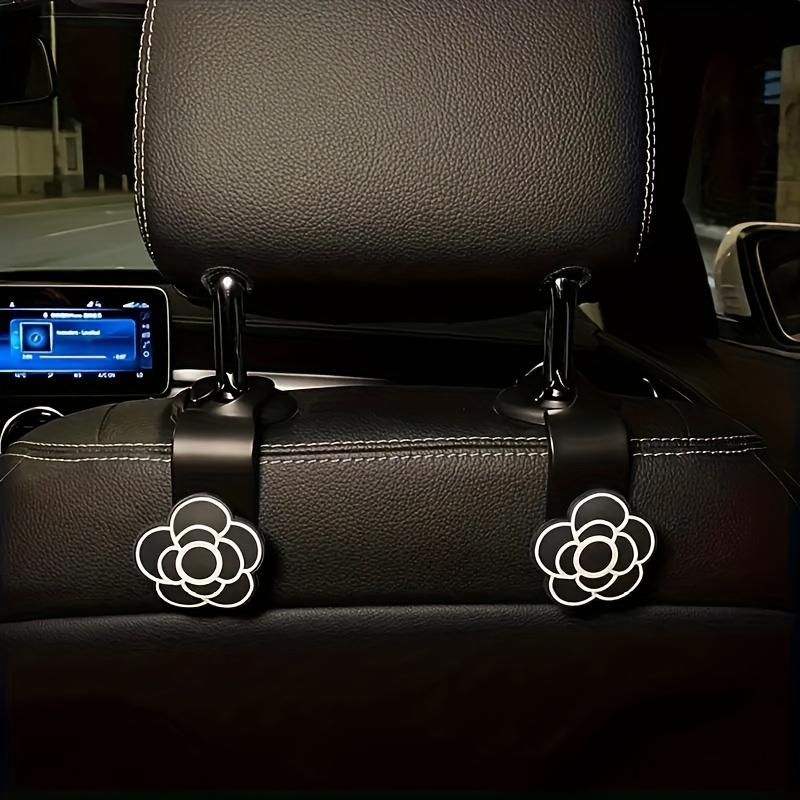 1 Stück Autositz-Rückenlehnenhaken, ABS-Material, Bergtee-Blumenmuster, zur Autoorganisation, Dekoration