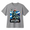 Scotland 2026 Liberty Statue Soccer Funny Retro Graphic Cotton T‑Shirt Unisex