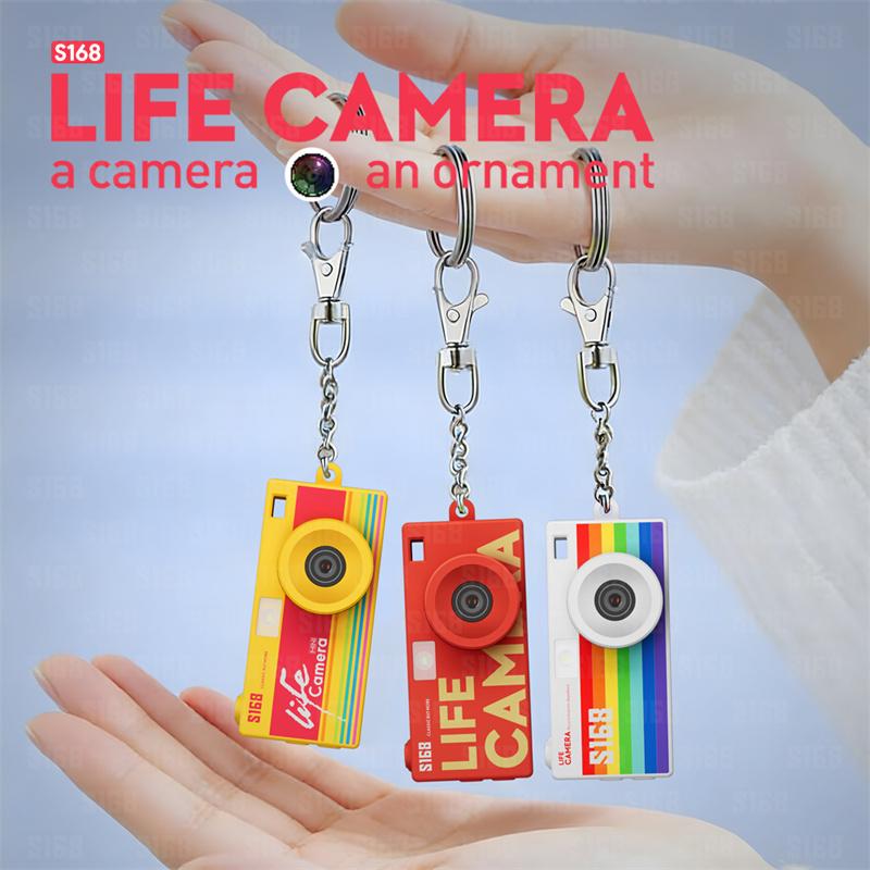 Digital Camera 1.47 Inch Keychain Camera Retro Support Memory Card 2K Very Small Camcorder Video Recorder With Flash