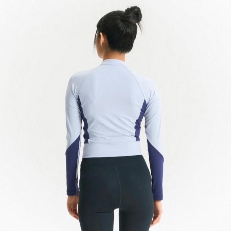 New Balance Club  W Zip Up Rash Guard Slim Fit nbmde2W702 50