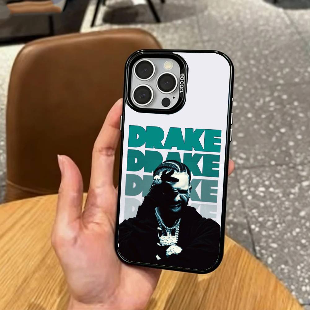 Dashing Drake Phone Case For iPhone17,16,15,14,13,12,11 Plus,Pro Max Colored Silver Plated Inside Cover