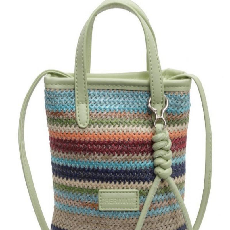 Fashionable Mobile Phone Bag, Casual and Simple Color-blocking Hand-held Shoulder Bag