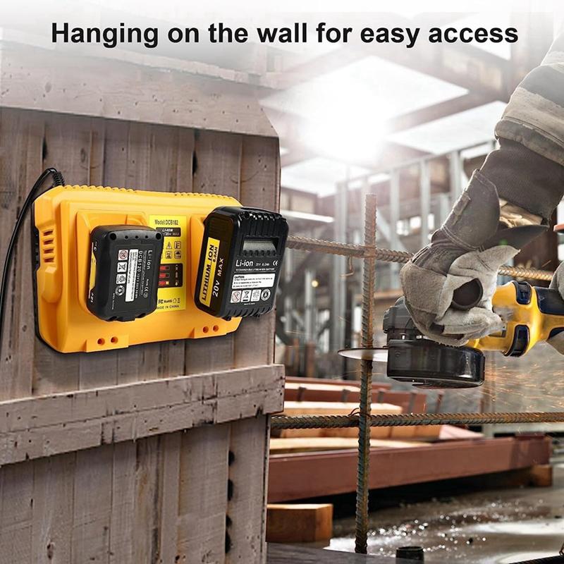 A96I-DCB102 Batterieladegerät Ersatz für Dewalt 12V/20V Max Schnellladegerät US-Stecker