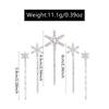 Alloy Snowflake Headgear Rhinestone Jewelry Fashion Autumn and Winter Ladies Diamond Hairpin Set