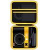 Lebakort Storage Case Compatible with KODAK Mini Shot 4 MS400 Instax Camera and Smartphone Printer (Black/Yellow Case)