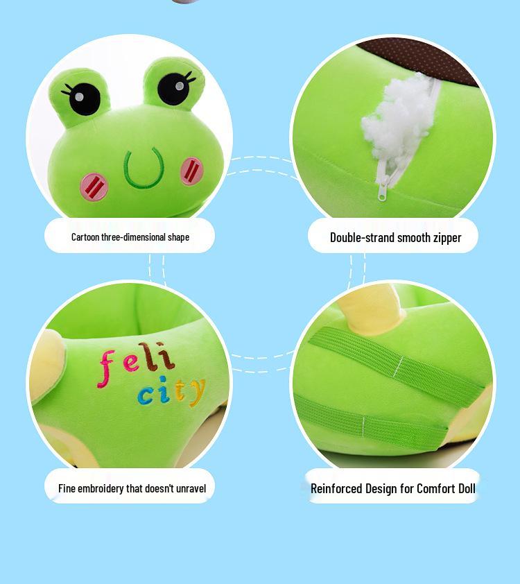 Cartoon-Kindersicherheitssitz - Lernsofa & Beruhigender Hochstuhl