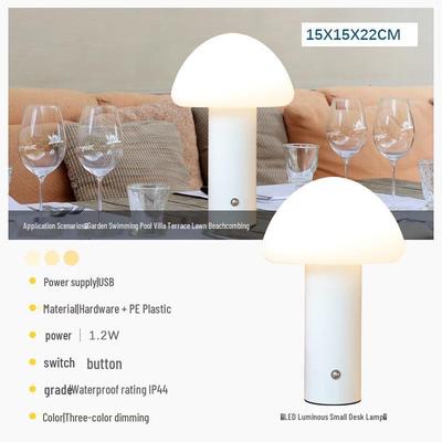 Nordic USB Rechargeable Touch Mushroom Ambient Lamp