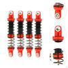 Oil Adjustable Damper Kit with Springs for RC Crawler Car, Compatible 1/10 SCX10 I II III