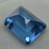 Natural Blue Sapphire Loose Gemstone 8.65 Ct Emerald Cut September Birthstone for Gem Collections