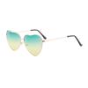 New Retro Metal Love Sunglasses, Peach Heart Ocean Piece Sunglasses Women's Heart-shaped Fashion Sunglasses