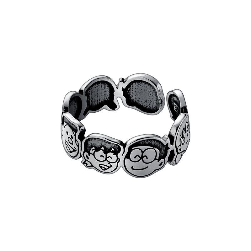Cartoon Adjustable Doraemon Open Ring Women Jewelry Fashion Finger Rings Gift