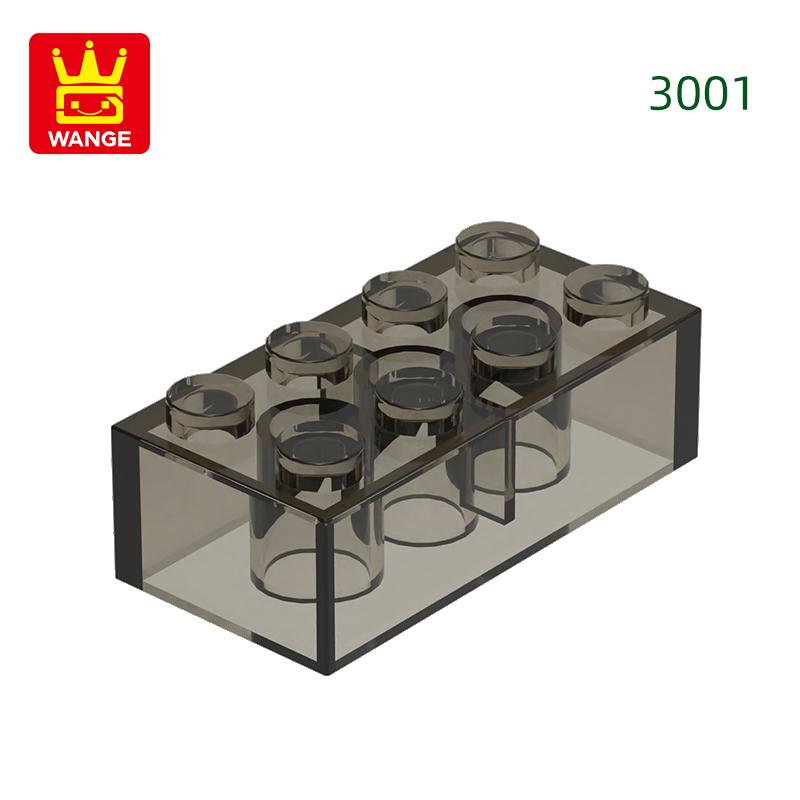 Non-Toxic 40Pcs/Lot 3001 2X4 High 8-Hole Building Block Moc Colorful Parts Compatible With Brick Diy Children Toy Assembly Gift Box