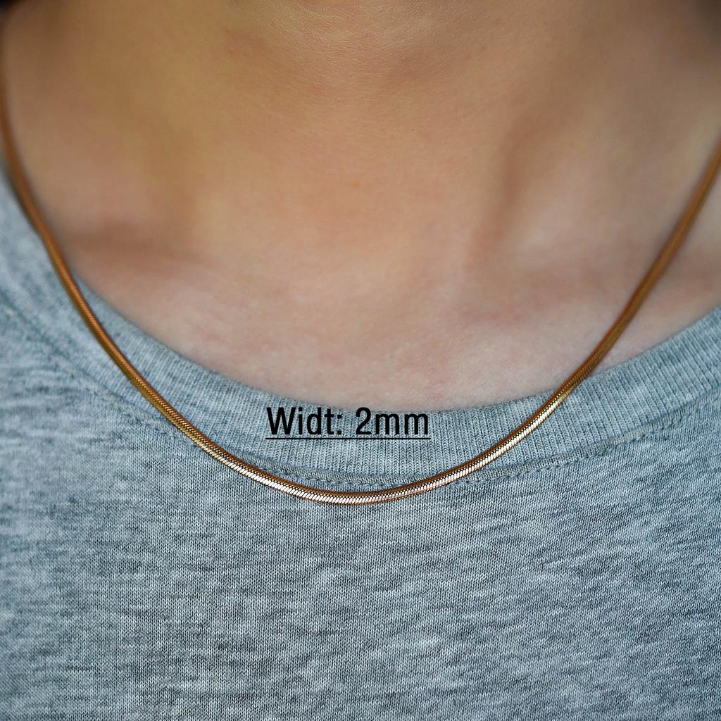 1mm/2mm Wide Stainless Steel Flat Herringbone Chain Necklace for Women Men Vintage Thin Choker Metal Jewelry Making Accessories