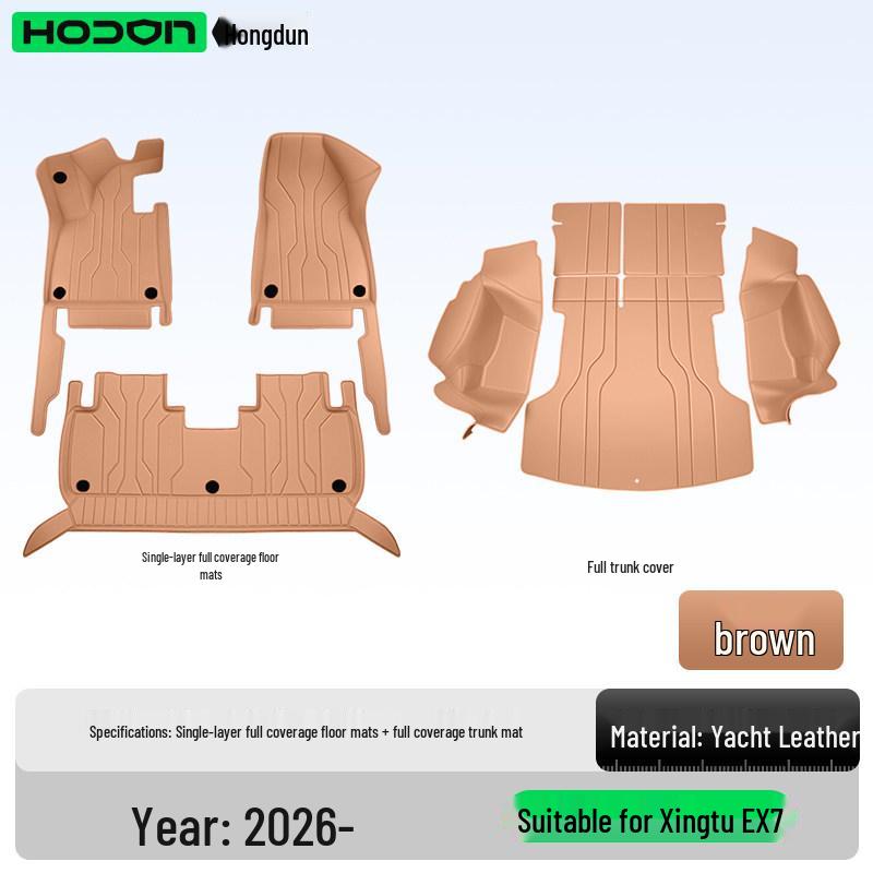 Xingtu EX7 2026 Full Coverage Floor Mats & Trunk Accessories