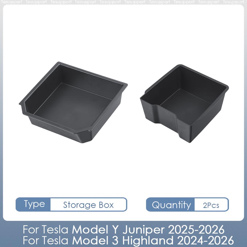 Storage Box For Tesla Model Y Juniper Model 3 Highland Accessories Center Console Organizer Armrest Box For Model 3/Y 2026