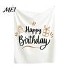 Integrated Hanging Cloth Baby Birthday Backdrop, Greenery Forest Banner for Boy Girl, Banquet Decoration 100 Day Celebration Party Decorations, Photo