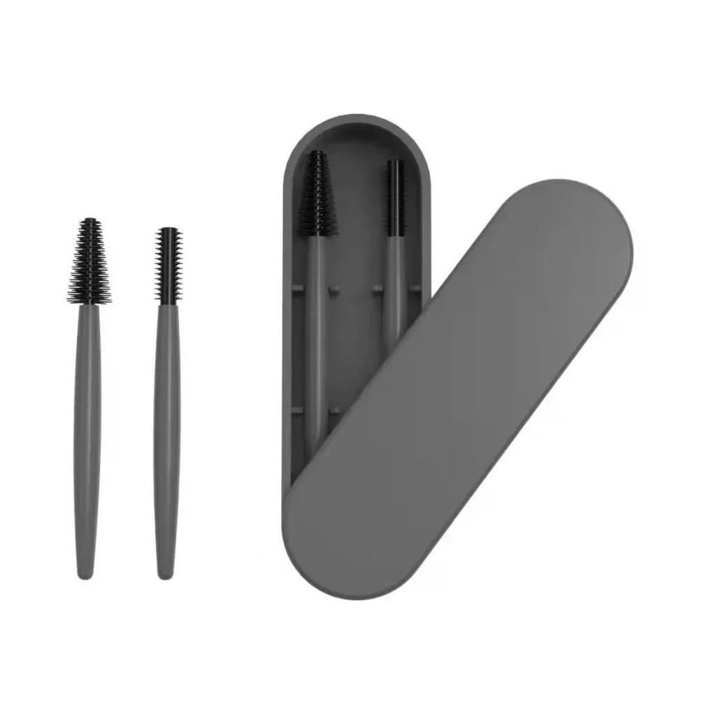 Eyelash Brush Mascara Wands Microbrush Eyelash Extension Supplies Eyelash Make Up Brushes Reusable Silicone Eyebrow Lash Brush