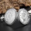 Vintage Round Pendant Pocket Watch for Son Roman Numeral Dial Chain Perfect Gift for Christmas Birthday Graduation