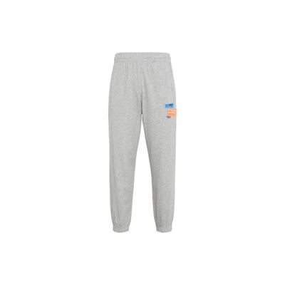 Li Ning Sports Fashion Series Cuffed Nine-Point Casual Sports Pants Men Pants Gray AKLR375-2