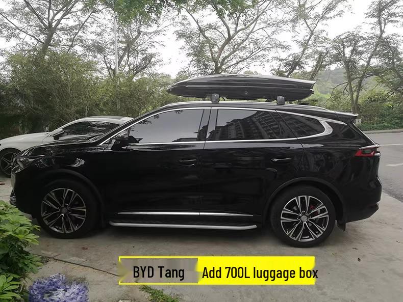 Changan UniZ Shark Roof Cross Bars: Thickened Aluminum Alloy, Strong Load Capacity, Lockable, Stable Bracket Luggage Rack