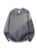 2026 Spring Men's Crew Neck Button Two-Piece Hoodie - Youthful American Casual Trend