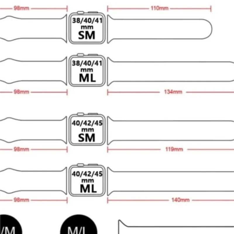 Silikonový řemínek pro Apple Watch 44mm 40mm 49mm 45mm 41mm 38mm 42mm Correa Belt Bracelet pro Apple Watch Series 9 8 7 6 5 3 SE Ultra 2