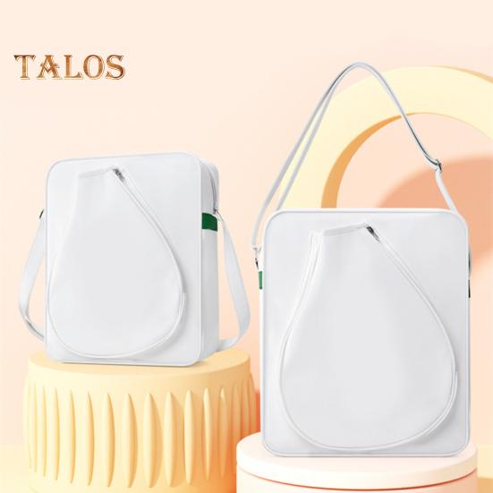 Tennistasche, Tennis-Sling-Umhängetasche, große Kapazität, Kunstleder, Schlägertasche für Badminton- und Pickleball-Schläger