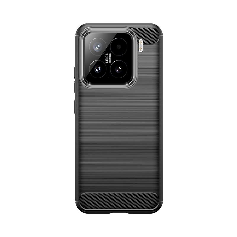 For Xiaomi 15 Case Cover Xiaomi15 Xiaomi Mi 15 Pro Capas New Phone Bumper Back Shockproof Carbon Fiber Soft TPU Fundas Xiaomi 15