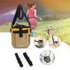 Bolso de Hombro para Entrenamiento de Mascotas de Gran Capacidad Portátil Ajustable Almacenamiento de Comida Bolsillo para Snacks de Perro Bolsita para Premios Moda Exterior Bolsita para Premios