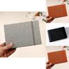 Traditional Cloth Cover Photo Album With Elastic String Storage For Family And Event Memories