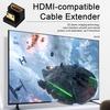 HDMI-kompatibler 90-Grad-L-Form-Winkeladapter Stecker auf Buchse 8K 60Hz Extender