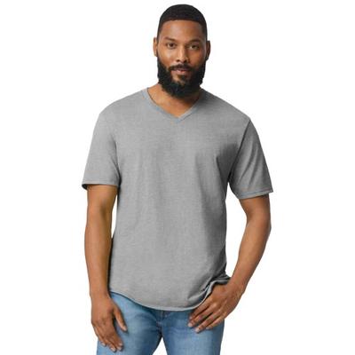 Camiseta Clássica Masculina Softstyle com Decote em V