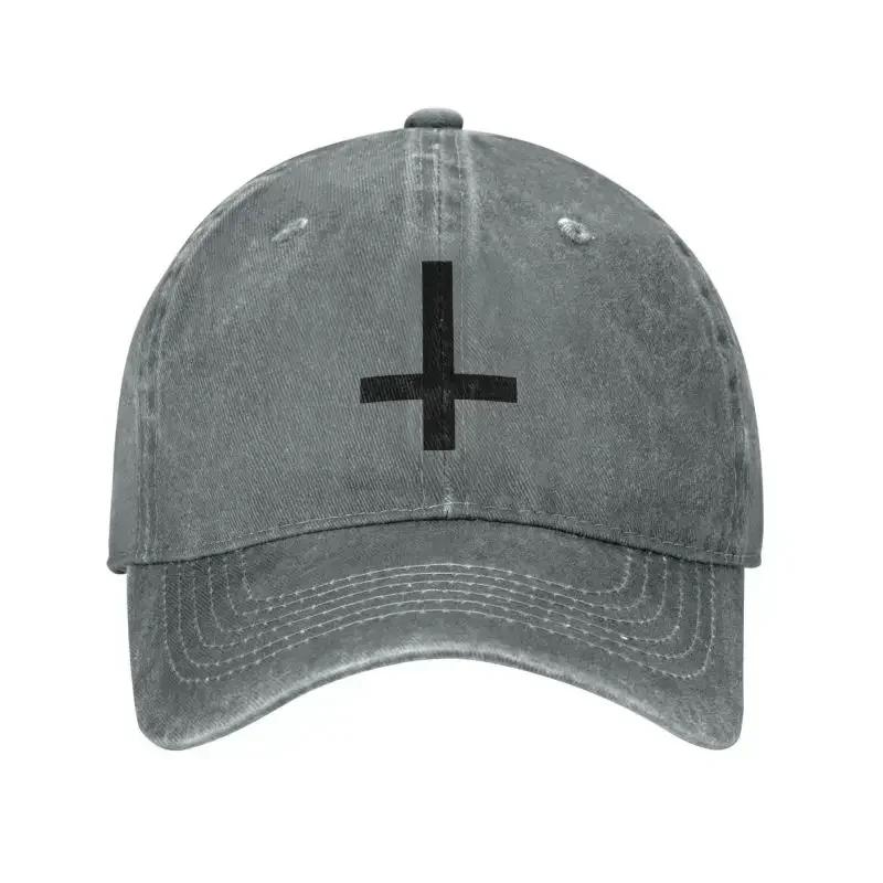 Custom Cotton Cross White Baseball Cap Unisex Women Breathable Dad Hat Sports