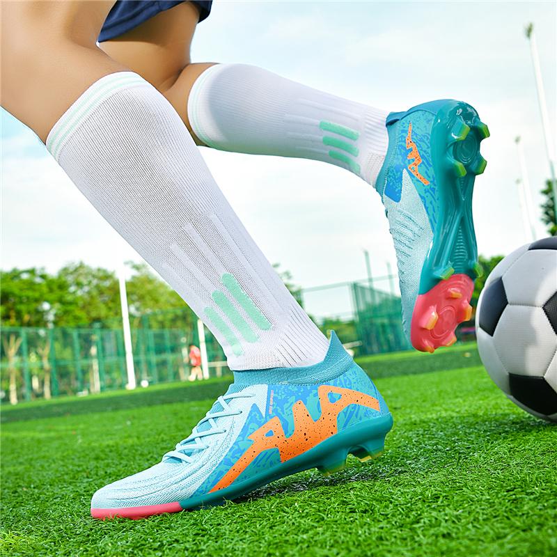 Men's Football Boots Soccer Field Shoes Anti-slip Warm Soccer Sneakers TF/FG Sports Football Cleats High Quality Footwear