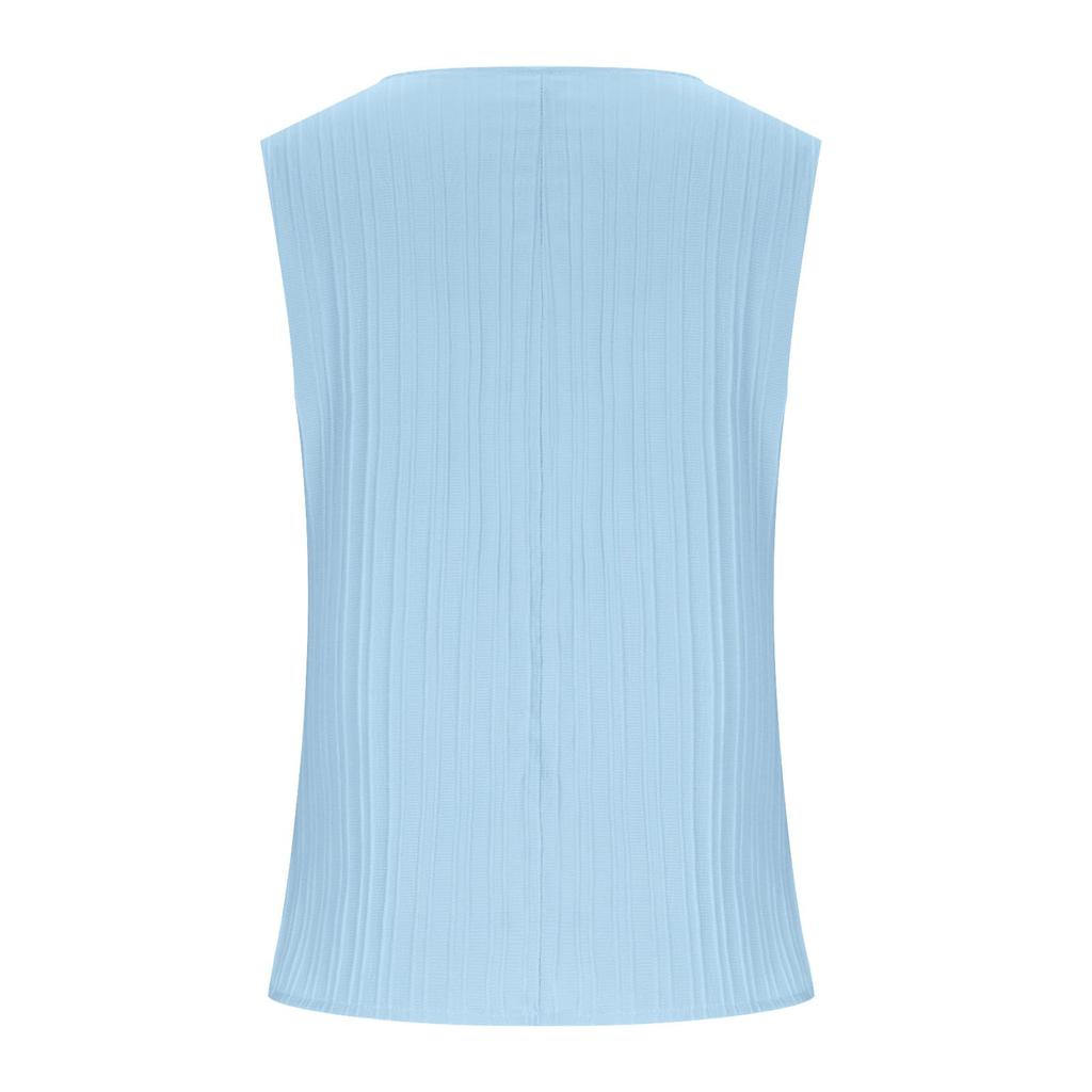 Women Loose V Neck Sleeveless Going Out Casual  Lace Trim Tank Tops