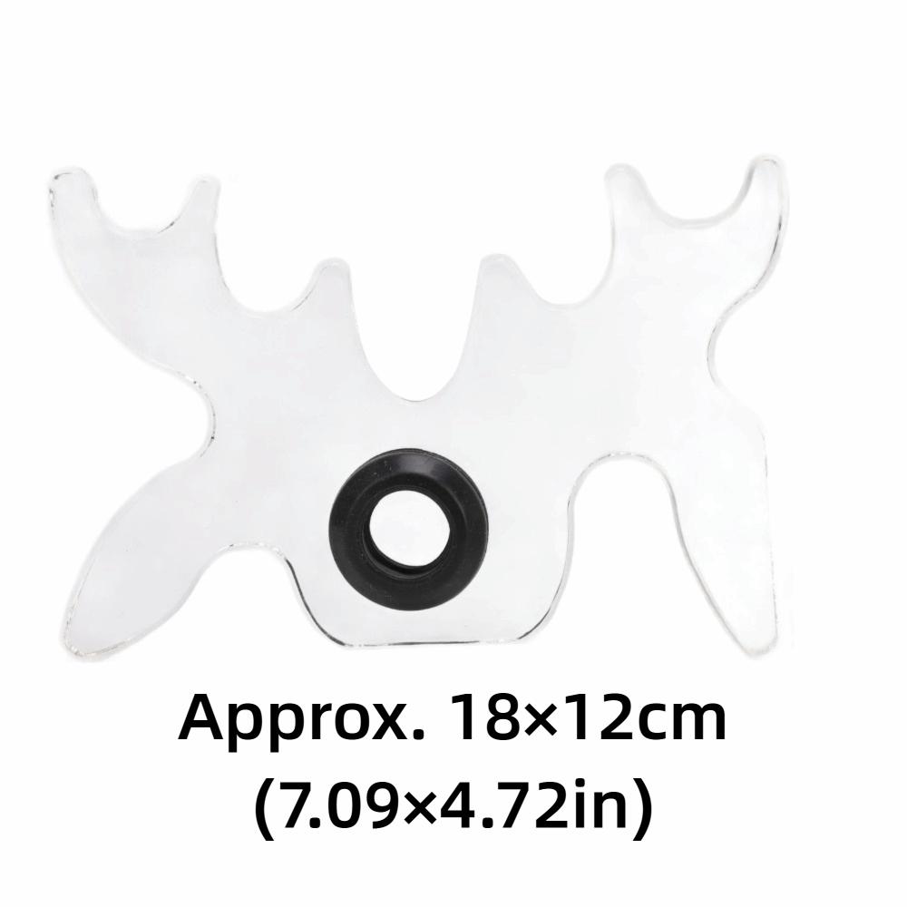 Rubber Billiard Bridge Head Stable Acrylic Bridge Head Pool Cue Bridge  Pool Table