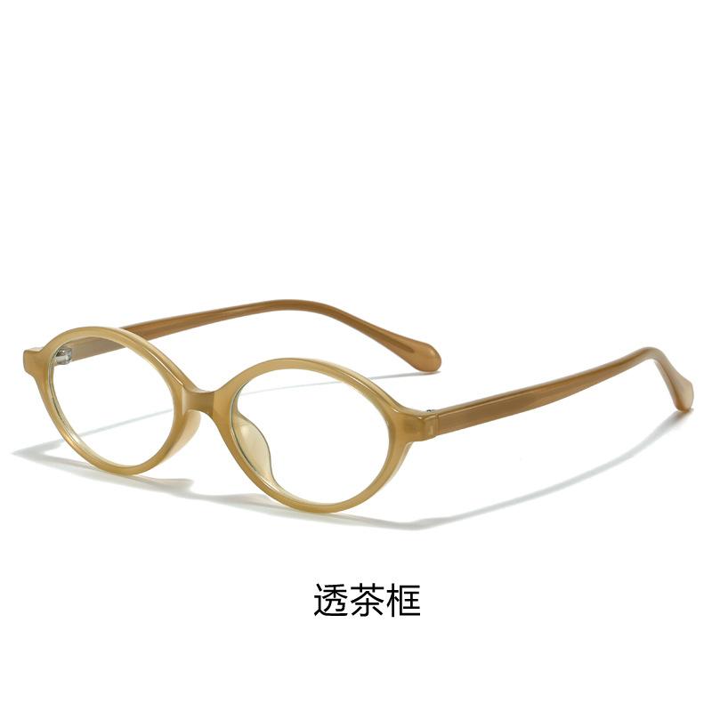 European and American tortoiseshell oval frame polarized sunglasses female Internet celebrities fashion wear anti-blue glasses tide