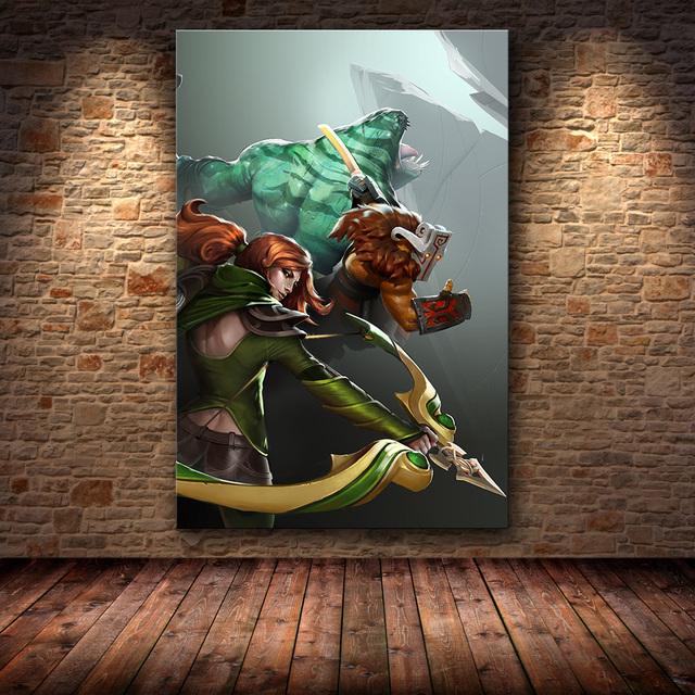 Unframed The Poster Decoration Painting of DOTA2 On HD Canvas Canvas Painting Wall Art Canvas Wall Art Canvas