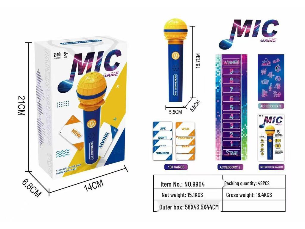 LuckyEgg Interactive Microphone Board Game Toy