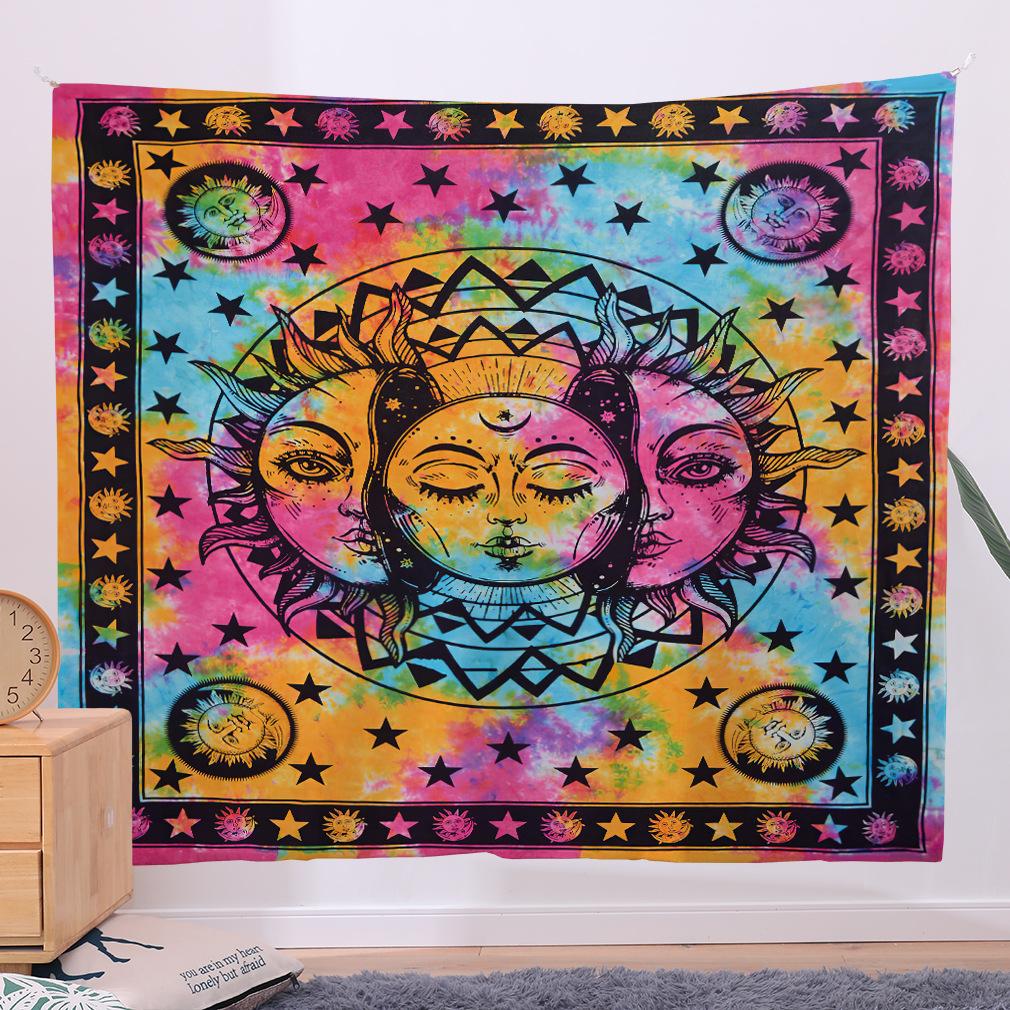 Tapestry; Colorful Art Background Cloth; Background Wall Decoration Cloth; Room Headboard Hanging Cloth; Bedroom Wall Cloth; Wall Hanging