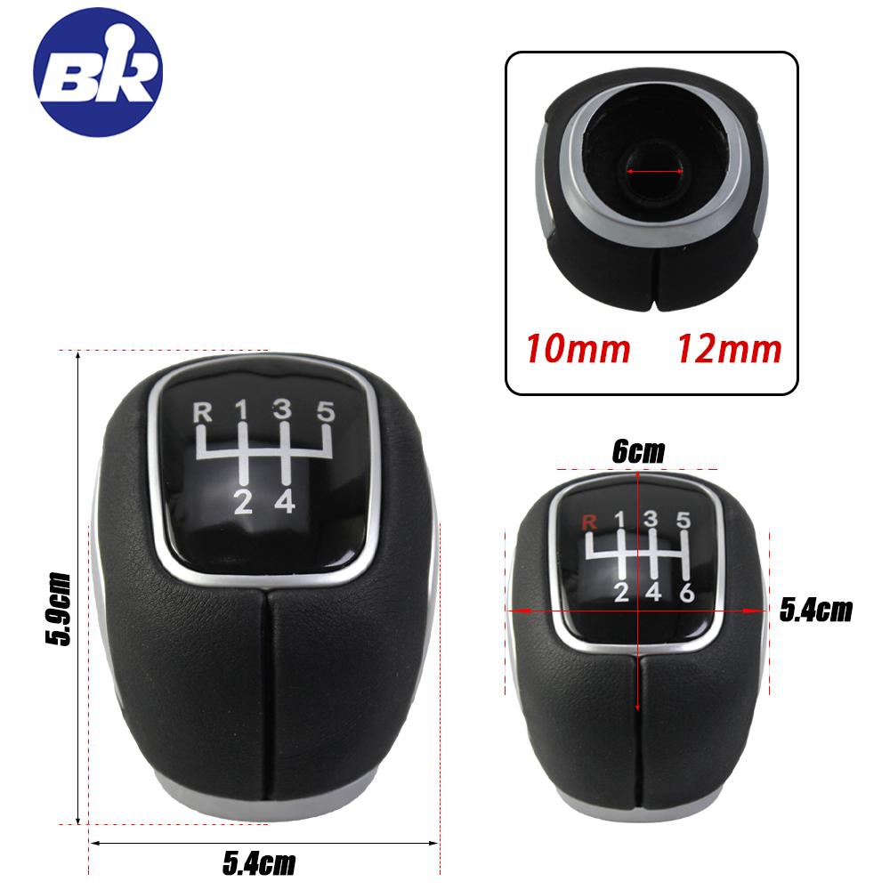 New Product Manual 5/6 Speed Gear Shift Knob For Chevrolet For Mitsubishi For Mitsubishi Lancer IX 2010