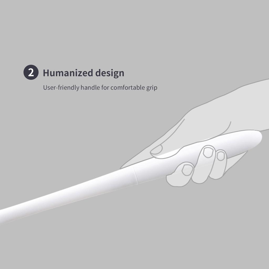 Toilet Brush and Holder Set Toilet Bowl Brush Bathroom Hollow Drainage Holder Toilet Soft