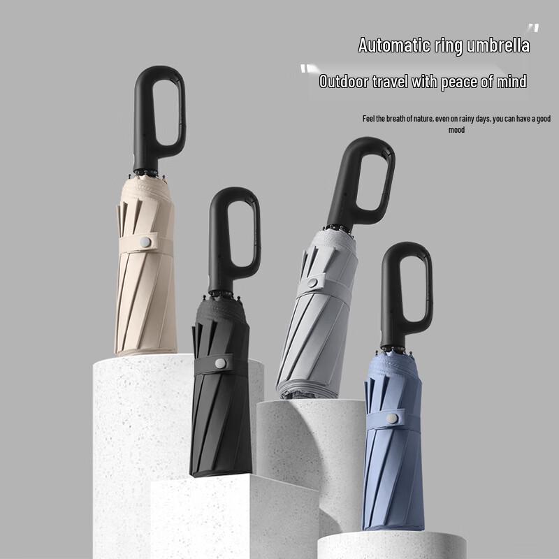 Mido Automatic Three-Fold Business Sun & Rain Umbrella