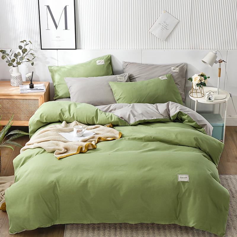 Solid Color Duvet Cover Polyester Quilt Cover 150x200 Comforter Cover Girls Boys Room Bedding funda nordica (No Pillowcase)