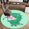 Dinosaur Costume,Peppa Pig Chair mat Round Rug Office carpet,Non slip, Suitable for Living Rooms, Bedrooms Decor1205048a