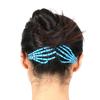 2PCS/SET Creative Design Skull Hand Bone Hairpin Gripper Ghost Skeleton Hair Clips Bone Claw Women's Fashion Hair Accessories