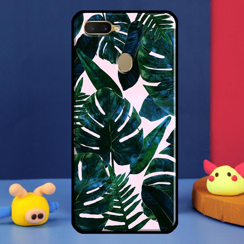 

Tropical Monstera Leaves Case For Oppo A96 A76 A16 A74 A94 A54 S A57 A77 A58 A78 A98 A5 A9 A91 A15 A17 A52 A72 Cover OPPO A79 5G