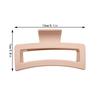 Free Shipping Large Oversize Crab Hair Clips Women Shark Clips Matte  Rectangle Geometric Hair Clips 13cm Big Barrettes Headwear