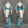 Womens V-Neck Printed Jumpsuit High-Waisted Wide-Leg Pants Casual Office Wear Lightweight Batwing Sleeve